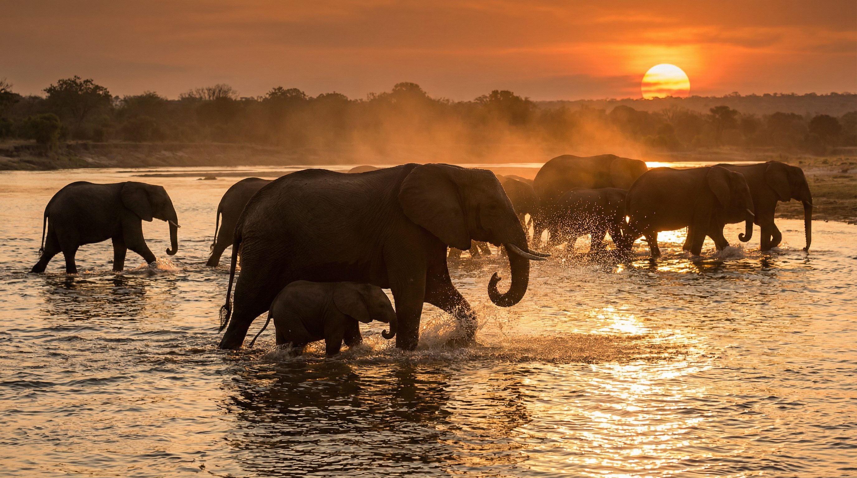 草榴视频：非洲象群迁徙视频