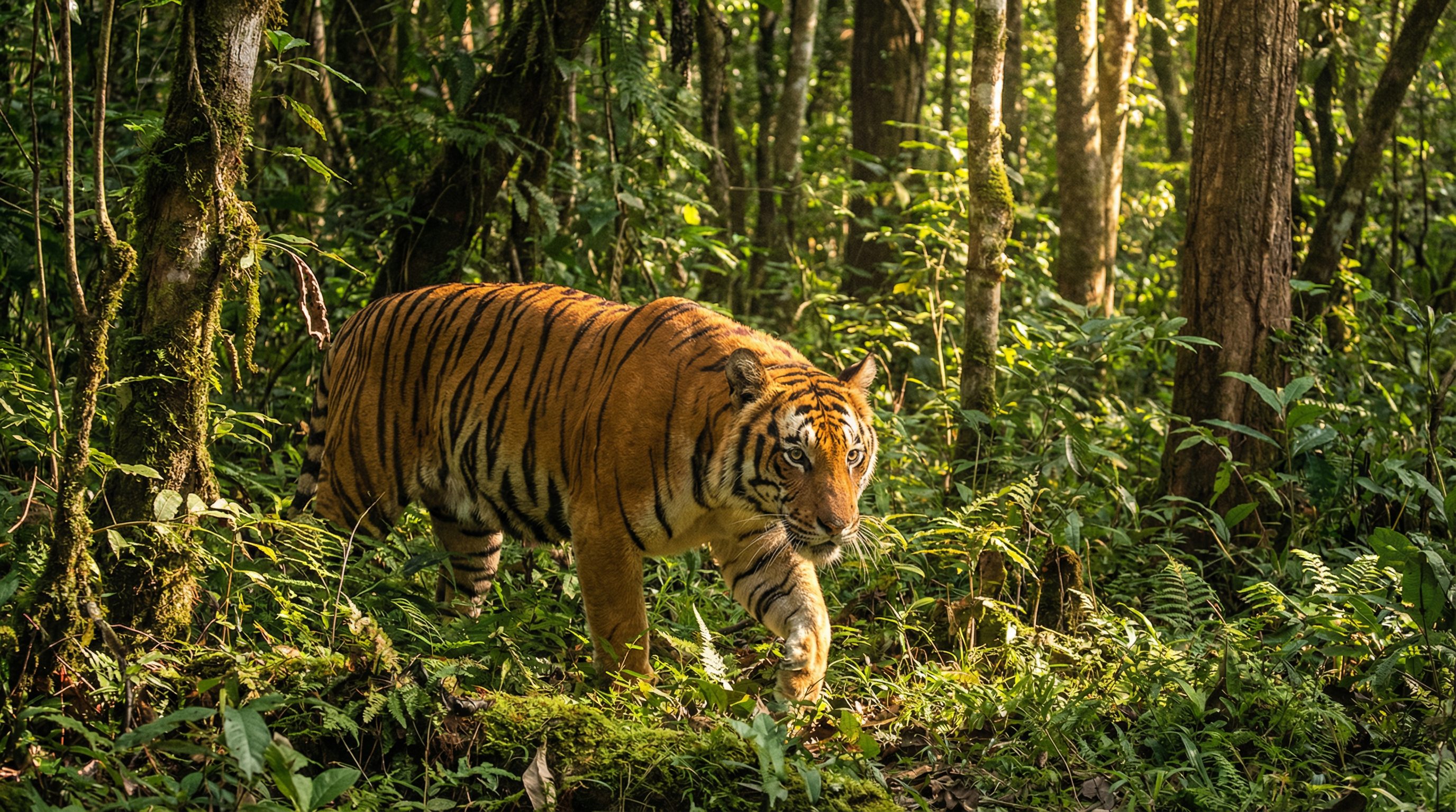 草榴视频：孟加拉虎丛林巡视视频